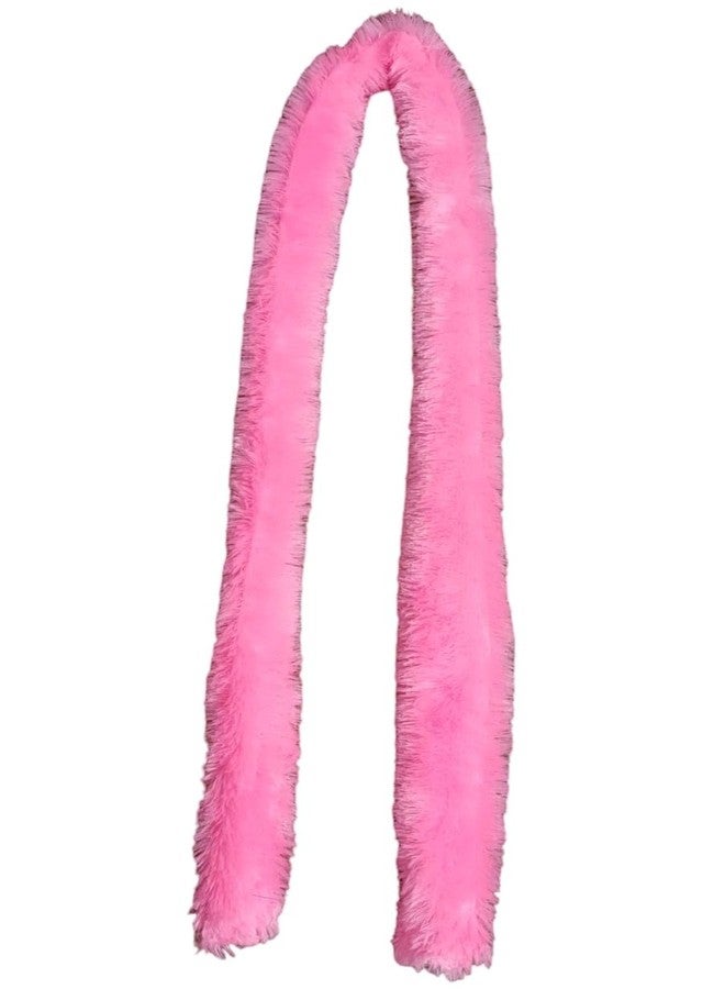 LUDALY Faux Fur Featherless Boa 72'' (Pink) - Image 1